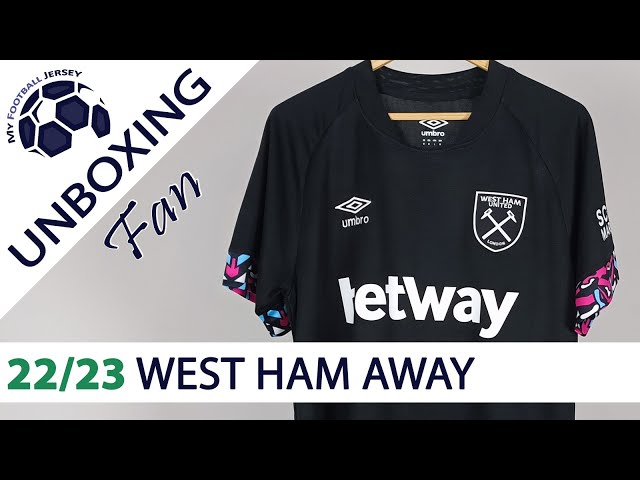 West Ham Away Jersey 22/23 (JJSport24) Fan Version Unboxing Review