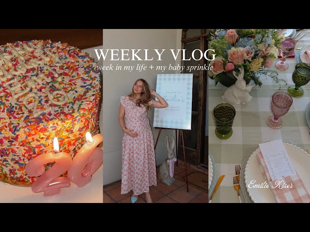 WEEKLY VLOG: FAMILY TIME + BABY SPRINKLE