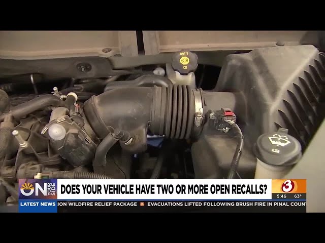 Here's where Arizona ranks when it comes to most vehicle recalls