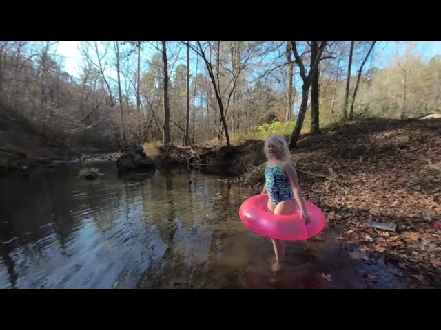 Freezing Mountain Water in Arkansas