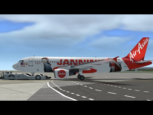 AirAsia A320 | Singapore - Kuala Lumpur | Full Flight | RFS - Real Flight Simulator