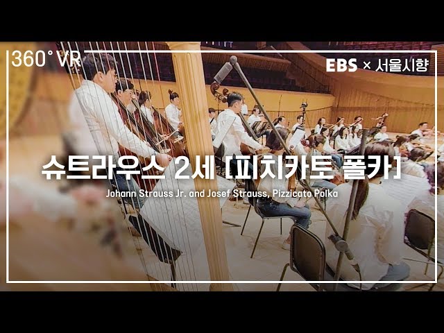 EBS×서울시향  VR오케스트라 (360° VR) ㅣ 요한 &  요제프 슈트라우스 2세: 피치카토 폴카