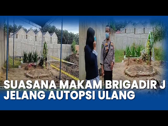 Suasana Makam Brigadir J Jelang Autopsi Ulang