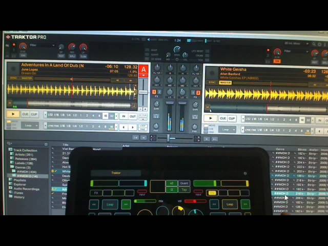 TouchOSC iPad with Traktor Pro