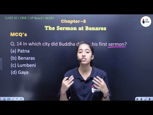 In which city did Buddha deliver his first sermon?