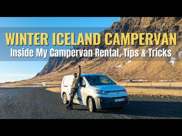 Winter Iceland Campervan Tips Tricks & Tour | Van Life Layout