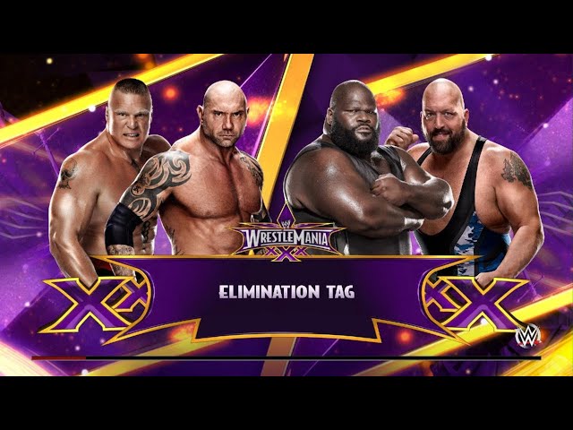 WWE 2K15: Brock Lesnar & Batista vs. Mark Henry & Big Show