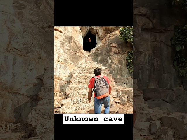 The unexplored cave in this hills.. #vlogs #trek #cave