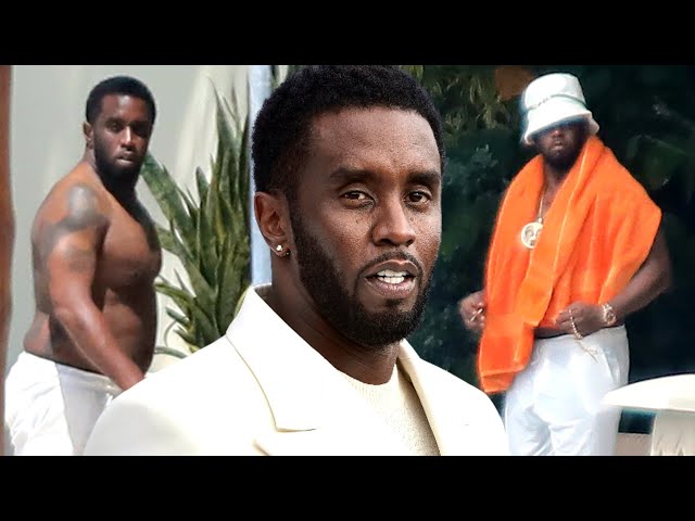 Exclusive: Diddy's Shirtless Walk at $35M Miami Mansion