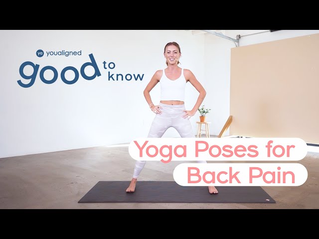 GOOD TO KNOW 👩‍🎓 8 Yoga Poses for Back Pain