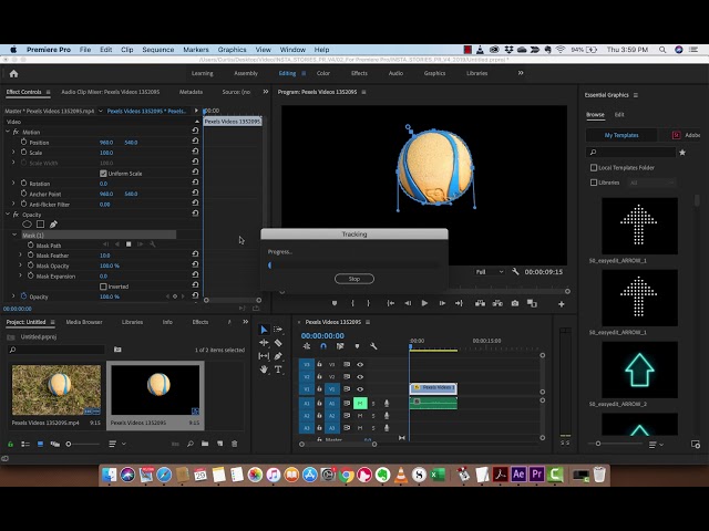 How to track masks - Adobe Premiere Pro CC 2019
