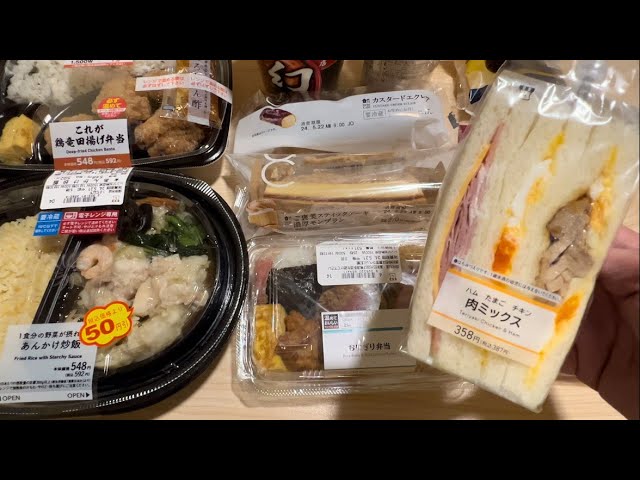 10 Eating variety Food at Lawson Japan