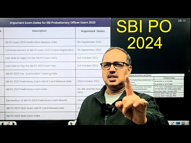 SBI PO Pre Exam 2024 अब December में नहीं! Amar Sir