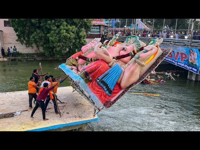 GANESH NIMAJJANAM IN KURNOOL FULL VIDEO | Ganpati Visarjan 2024 | Ganesh immersion in kurnool