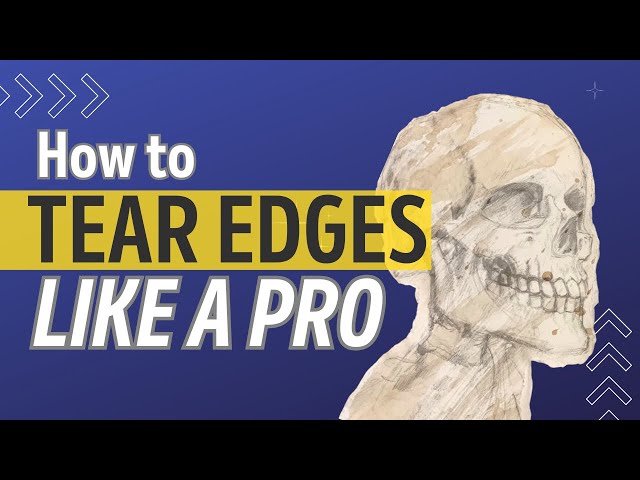 How  to Tear Edges Like a Pro!  🙌 Bring your collage to the next level!