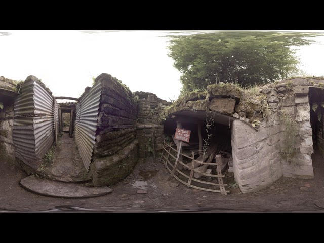 Vauquois: German trenches and dugouts