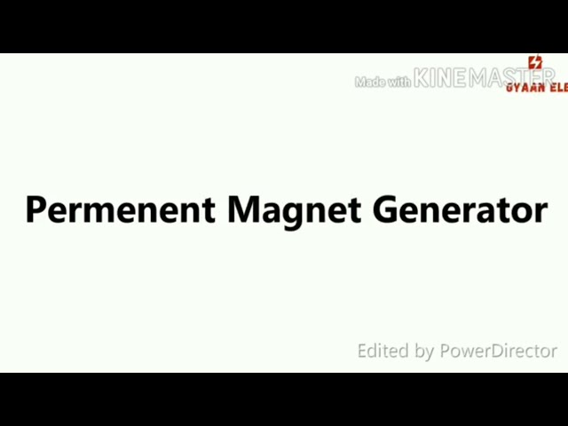 Parmenent magnet generator in Alternator /PMG in alternator