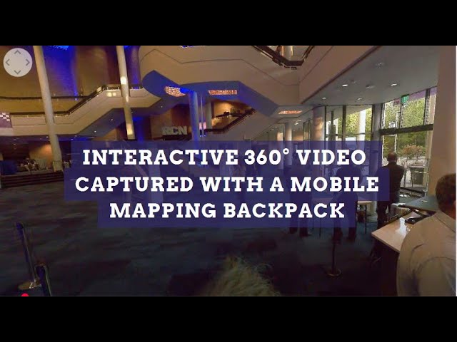 *Interactive* 360 HD Video by Mosaic Xplor - Mobile Mapping Backpack [Indoor & Outdoor Data Capture]