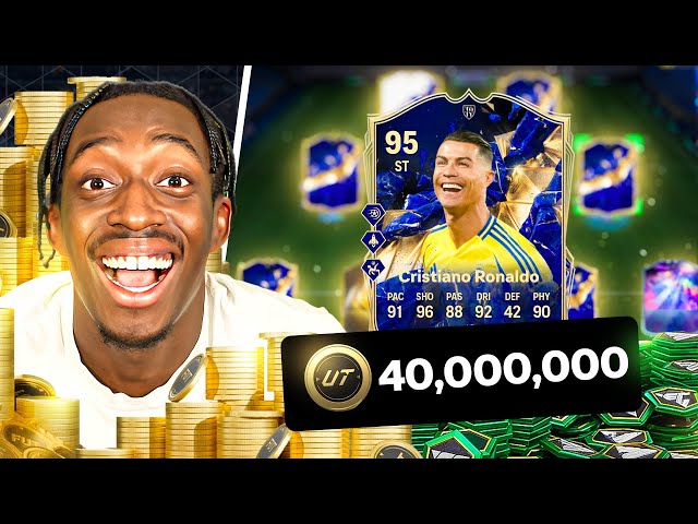 I BUILT A 40M COIN TEAM AROUND TOTY RONALDO! 🔵🏆 MMT