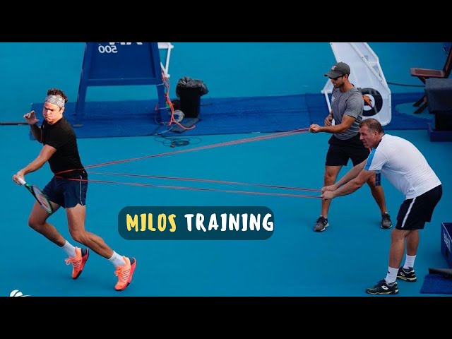 Milos Raonic : The Most Simple Tennis Training