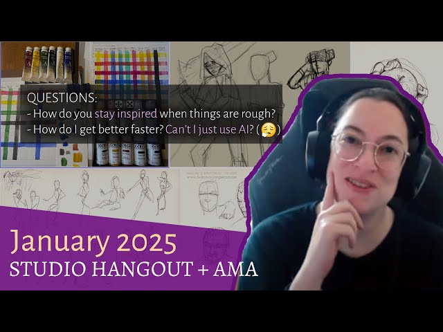 Jan 2025 Hangout & AMA - New Art, Happenings, & Questions for the Artist