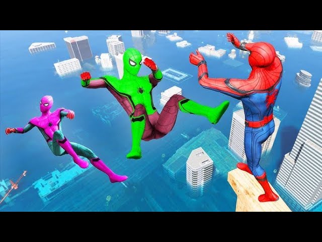 GTA 5 Epic Water Ragdolls | Spider-Man Jumps/Fails