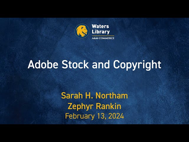 Adobe Stock and Copyright