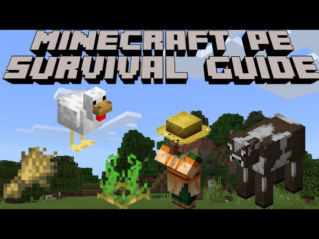 How To Farm Crops And Animals: The Minecraft Pocket Edition Survival Guide EP3