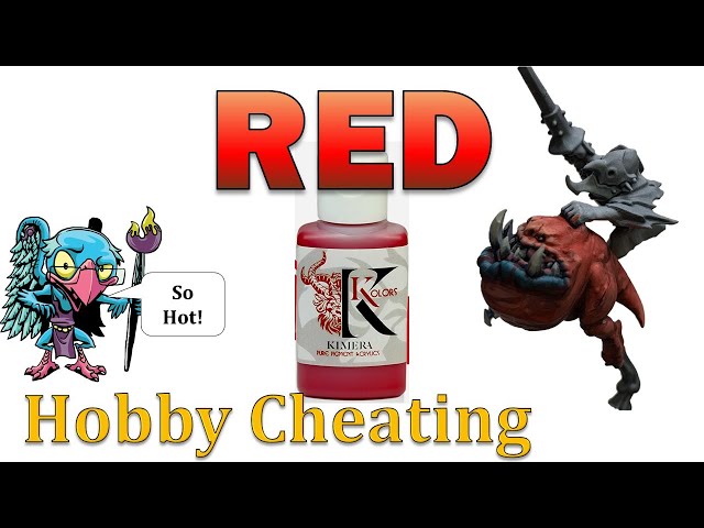 How to Paint Red Colored Skin - HC 310