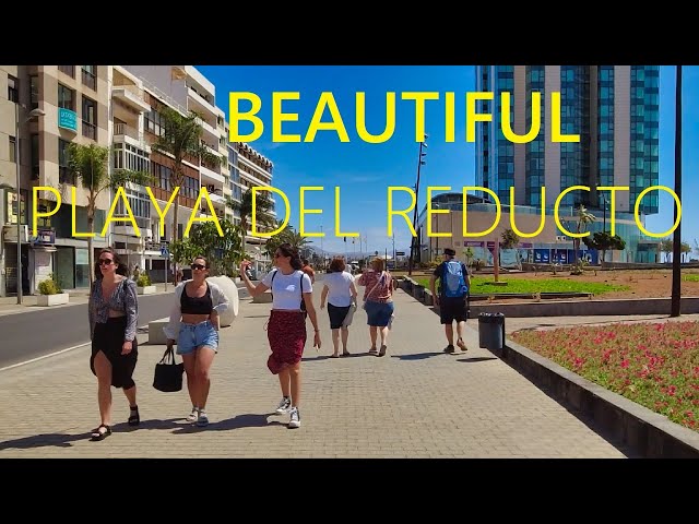 Playa del Reducto LANZAROTE Spain 2024 🇪🇸 🔴 NEW Beautiful Walking Tour in Canary Islands [4K UHD]