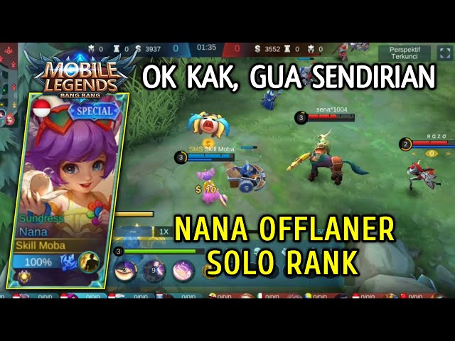 Solo Rank Offlaner Replay - Skill Moba | Mobile Legends