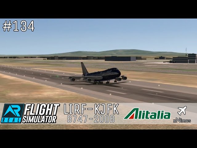 LIRF-KJFK | ALITALIA BACI BIDINI B747-200B | RFS #134