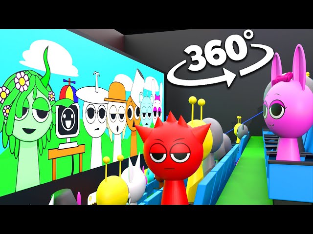 Incredibox Sprunki 360° -  CINEMA HALL  | 4K | VR | 360 Video