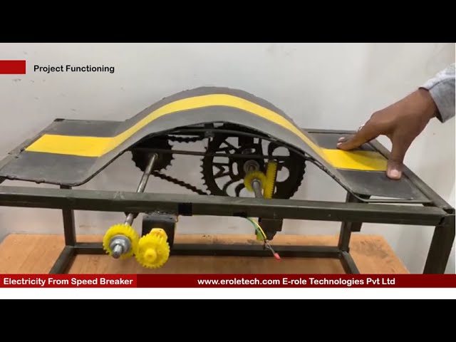 Electricity Generation Using Speed Breaker Medium Size Mechanical Engineering Final Year Project