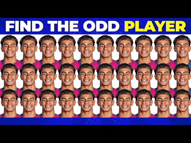 Find odd one out 🔎 Only 1% Can Find Messi , Ronaldo , Yamal , Bellingham🔥👀 | Football quiz