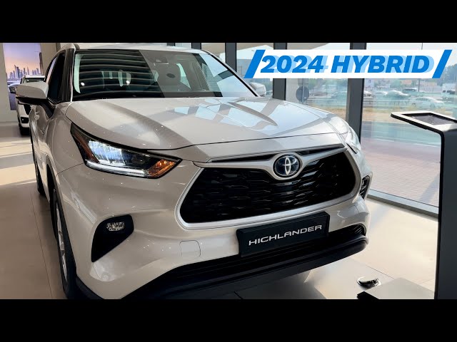 2024 TOYOTA HIGHLANDER HYBRID 2.5L CUV AWD Interior and Exterior Details Walkaround View.