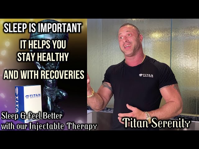 Titan Medical's Injectable Sleep & Relaxation Therapy: Serenity (L-theanine, Taurine & Magnesium)