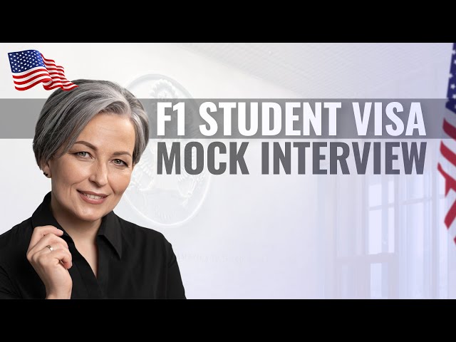 F1 Visa - Mock Interview | 2024