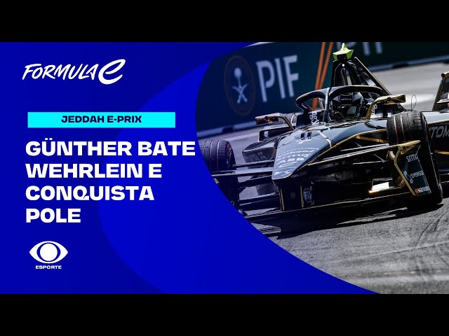 Günther bate Wehrlein e conquista pole para primeira prova do E-Prix de Jeddah