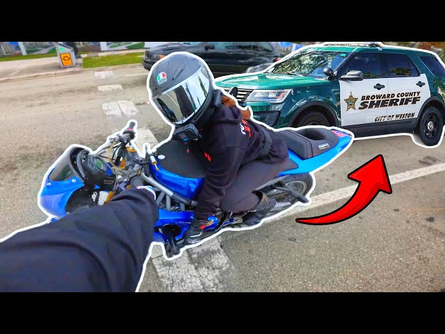 She Was Ready for Wheelies – The Cops Were Not!