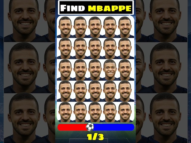 👀 Find Mbappe ? Lamine Yamal and Ronaldo ? Football Quiz 2025 #lamineyamal #mbappe #romaldo #yamal