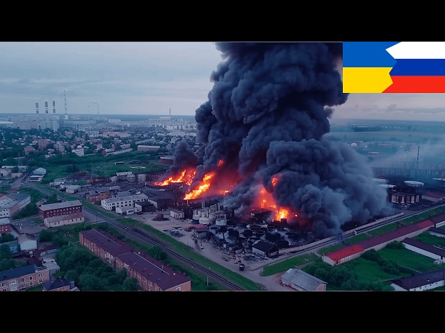 Ukrainian offensive now! Russia's largest HQ with 1000 North Korean soldiers destroyed by drone swar