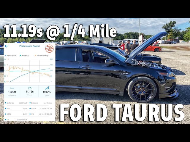 Ford Taurus SHO (3.5 Ecoboost) 1/4 Mile Acceleration