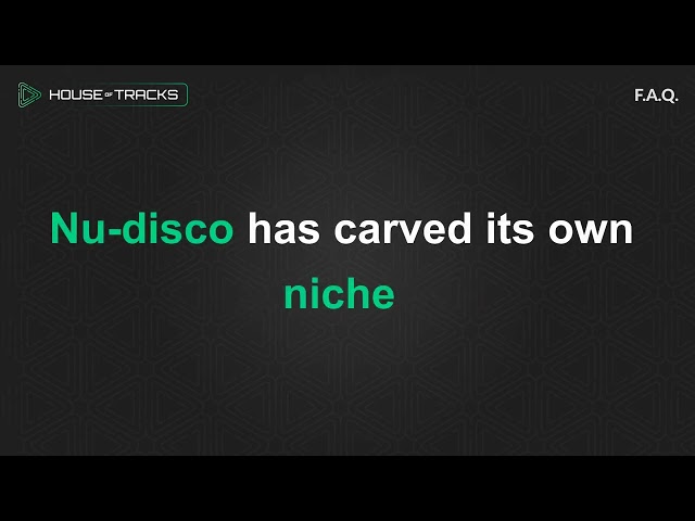 What Is Considered Nu-Disco?