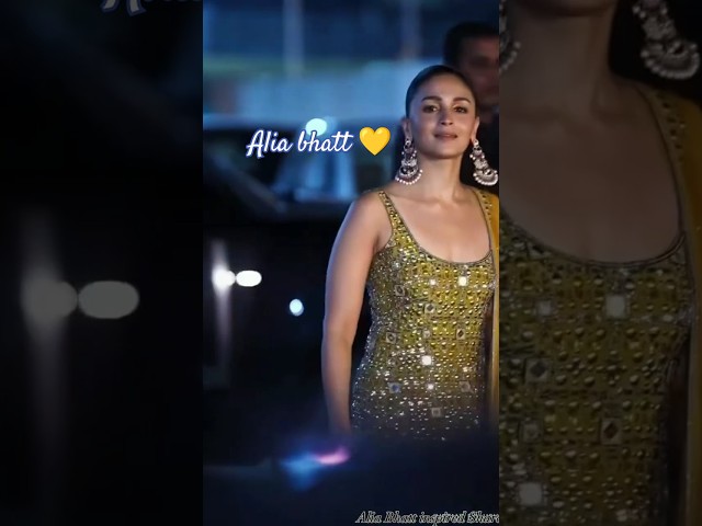 Alia bhatt Panjabi look 🤩💛#aliabhatt#wedding#fashion #outfit#music#video#shorts @Intrest-07glifev