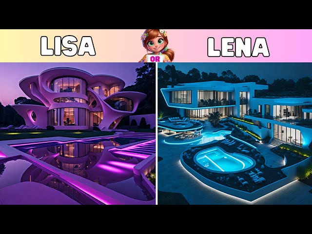 LISA OR LENA || Houses, Room & Furniture.. || #lisa #lisaandlena #random #viralvideo