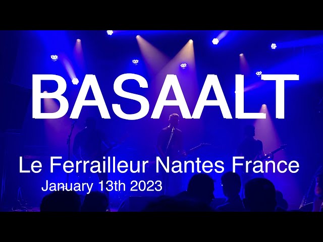 BASAALT Full Live Concert 4K @ Le Ferrailleur Nantes France January 13th 2023