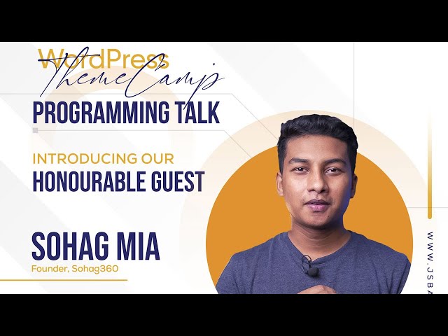 Tech Adda with @Sohag360 | ThemeCamp Programming Talk