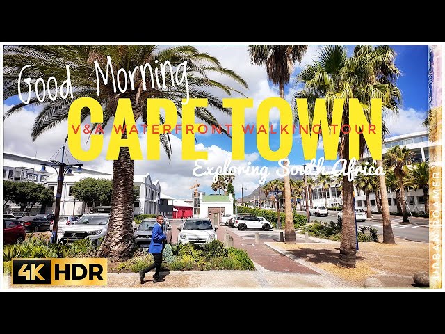 Cape Town, South Africa 2024 🇿🇦  Walking Tour at V&A Waterfront with Table Mountain View | 4K | HFR