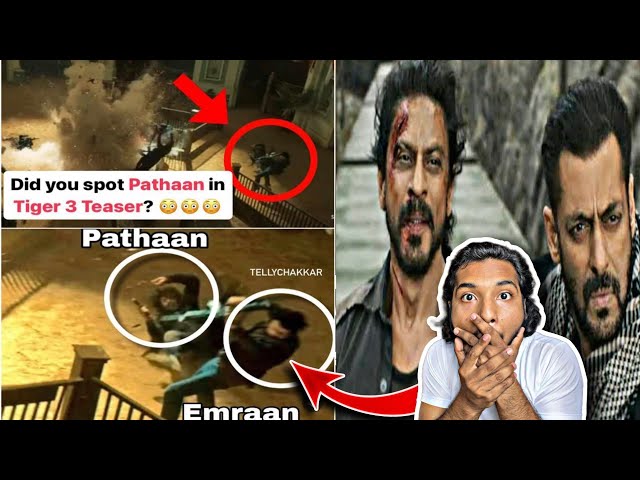 Tiger 3 Teaser Spot Pathaan?|SRK REVIEW TIGER 3 Teaser😱|Record Views🔥|Teaser Breakdown